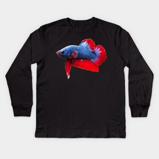 Betta Plakat Kids Long Sleeve T-Shirt